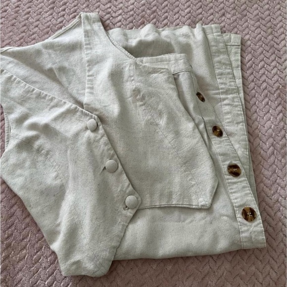 VEST AND SKIRT SET
LINEN BLEND - Picture 3 of 3